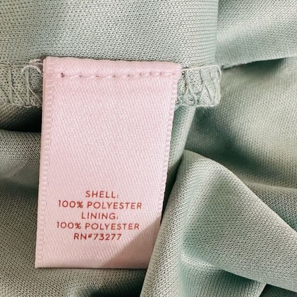 LC Lauren Conrad Ruffle-Neck Flutter-Sleeve Wrap Dress Plus Size 4XL Green NWT - Picture 14 of 16